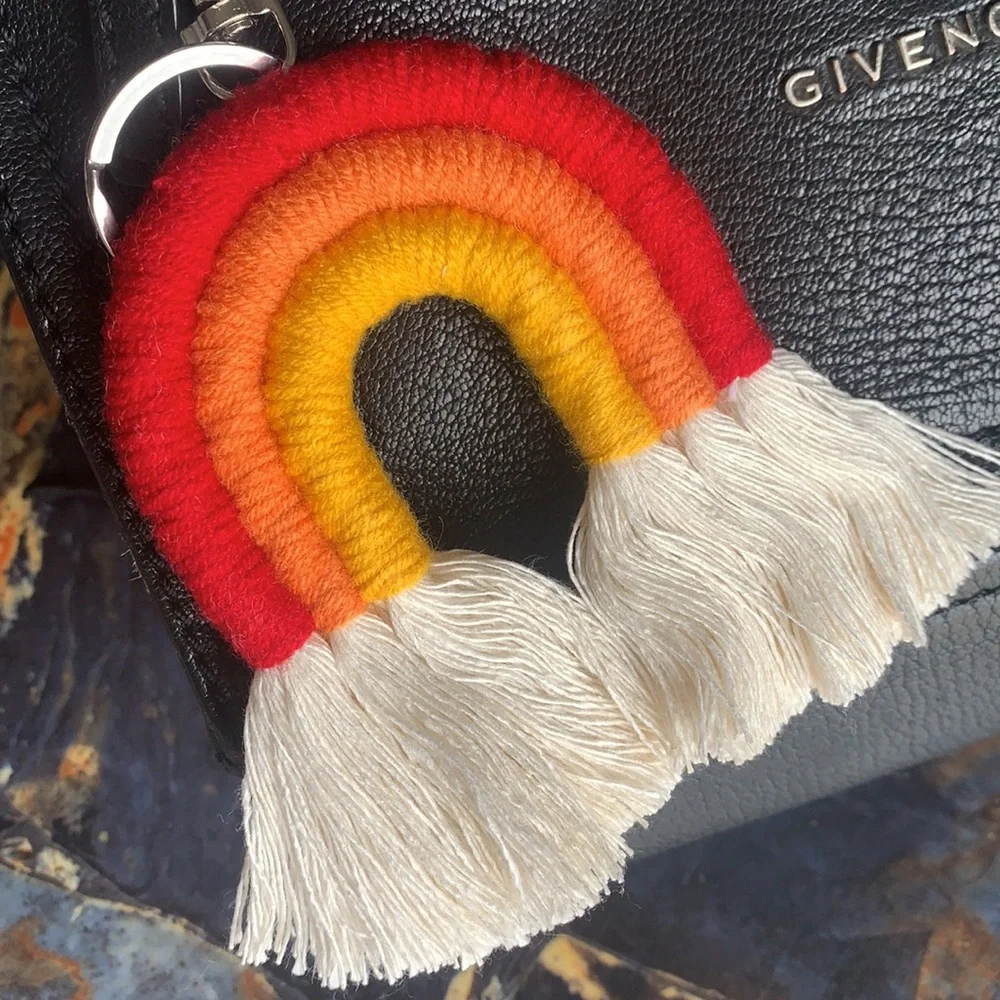 Anthropologie rainbow bag